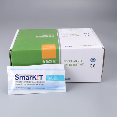 China Furazolidone Rapid Test Kit Furazolidone Residues Test Strips in Eggs Rapid Diagnostic Test Kit supplier